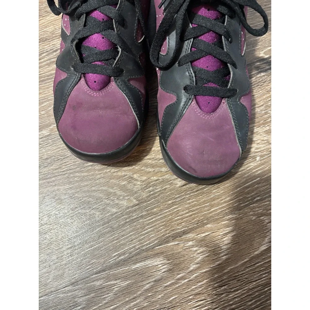 Jordan 7 Retro GG Mulberry Black Fuchsia Glow 442960-009 Mens‎ 7.5 / Youth 8.5Y